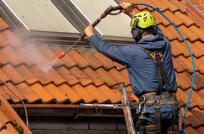 Démoussage et hydrofuge de toiture à Ginouillac